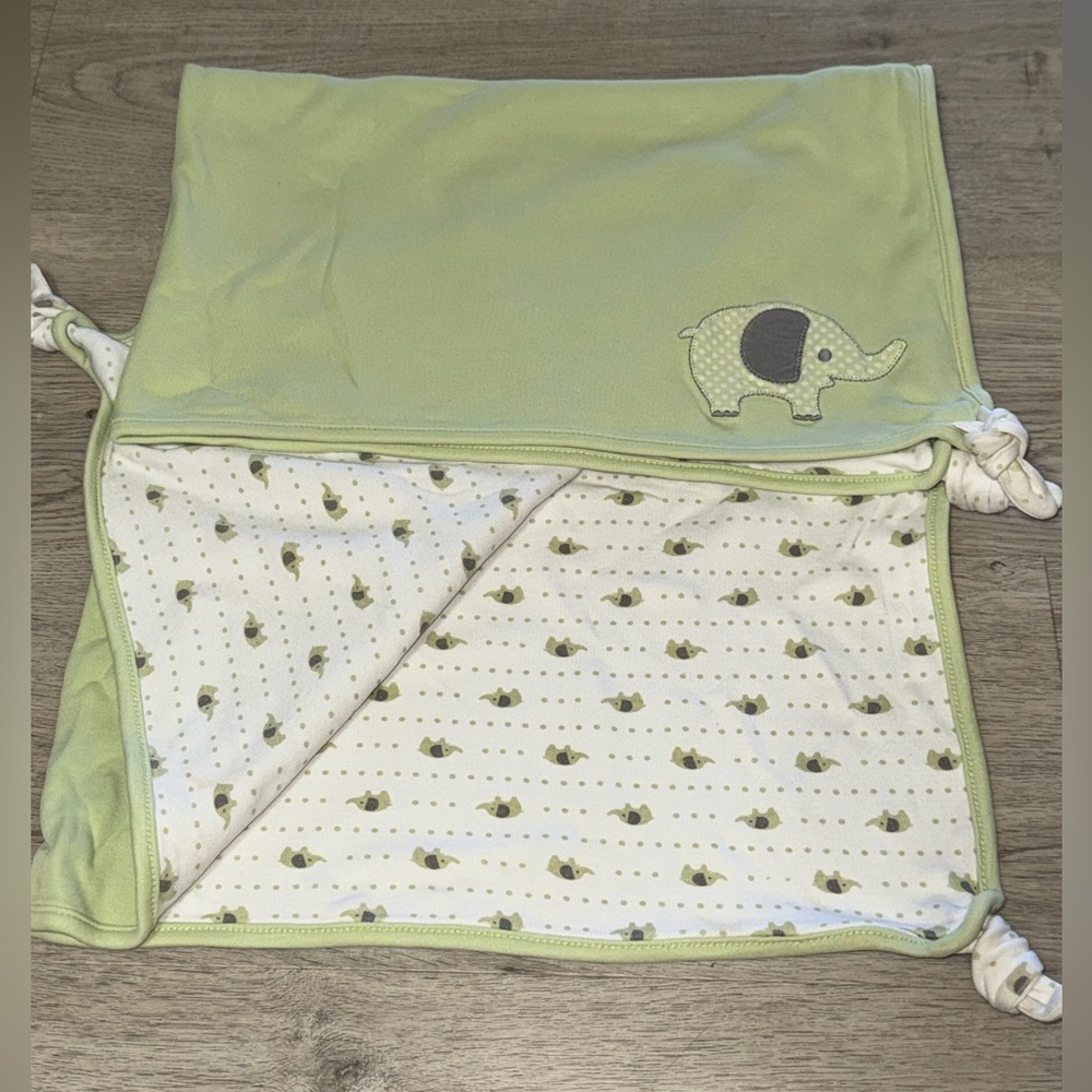 Gymboree Baby Blanket - Elephant • Knotted Corners